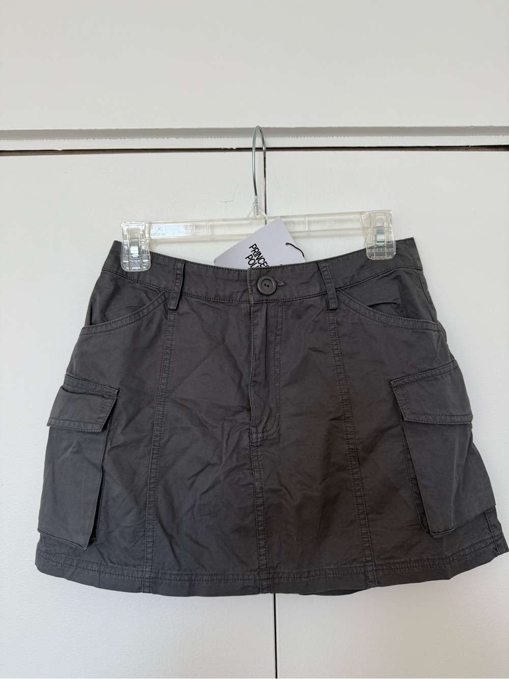 Princess Polly Gray Cargo Mini Skirt